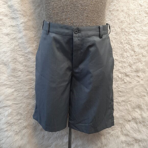 Nike Golf Dri Fit Man's Gray Performance Chino Pockets Shorts 32 - Picture 1 of 7